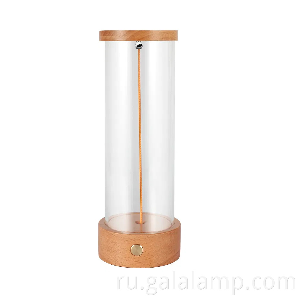 Гладкий перезаряжаемый прикроватный ночной свет с магнитным современным окружающим освещением